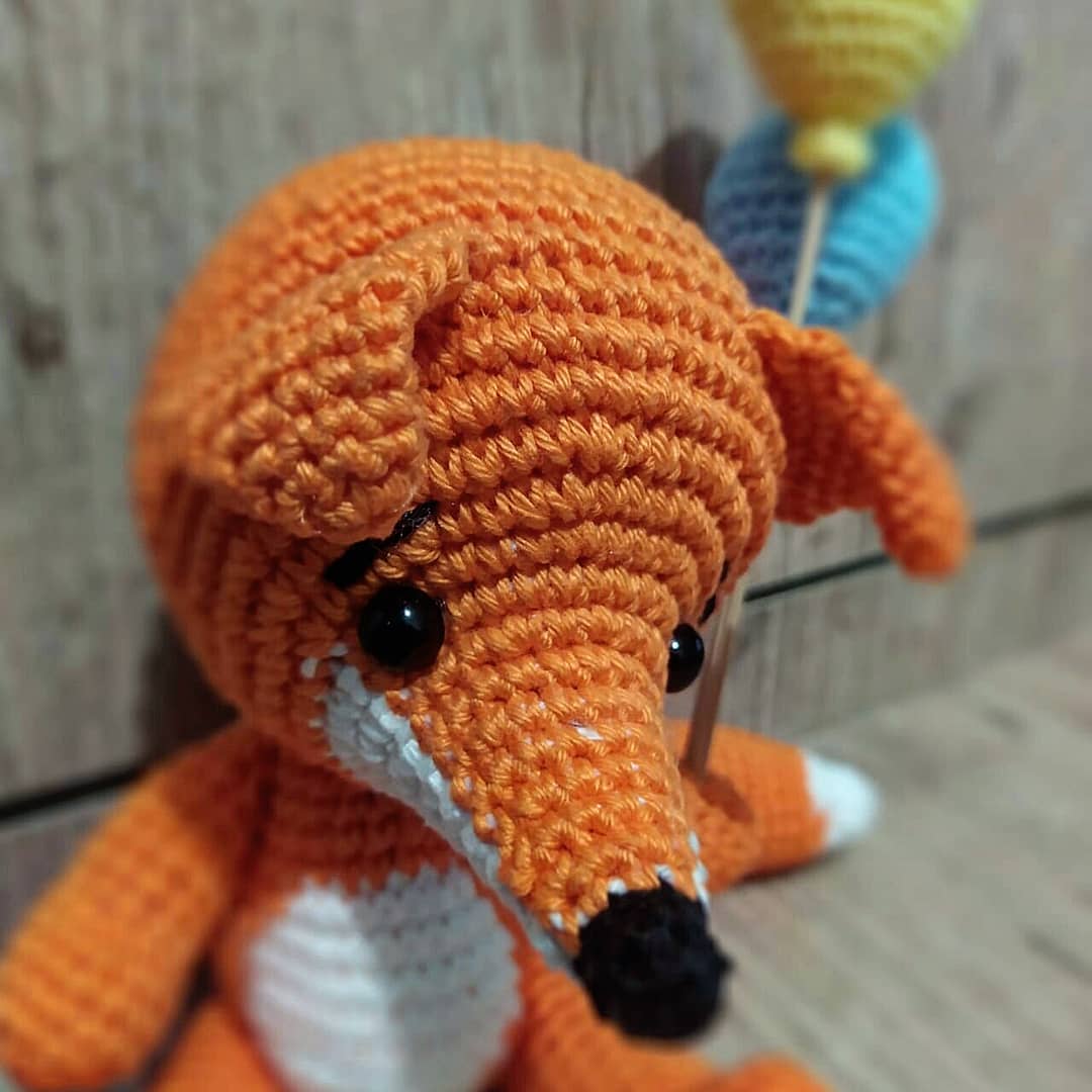 Raposa amigurumi | Ateliê da Vovó