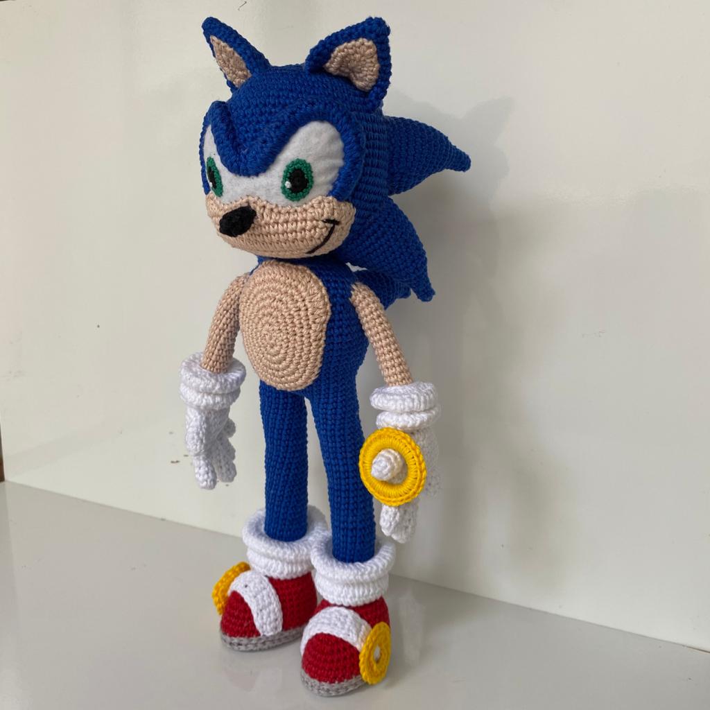 Boneco sonic pelucia  Compre Produtos Personalizados no Elo7